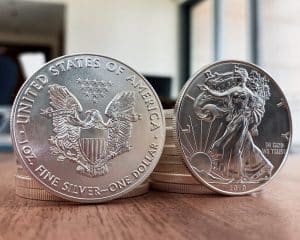 American silver in ira eagle coins