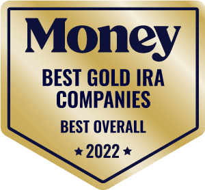 Money magazines Best Gold IRA Companies Best Overall 2022 award